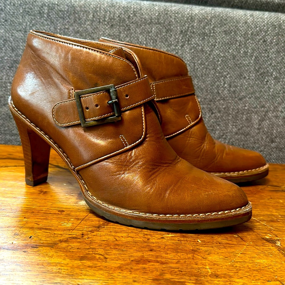 Cole Haan Nike Air heeled ankle booties pointed toe